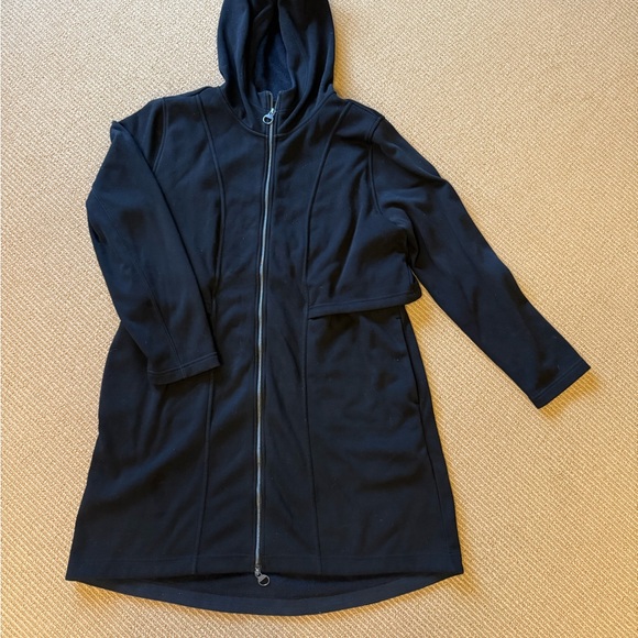 Athleta Jackets & Blazers - Athleta Black Hooded Utility Jacket